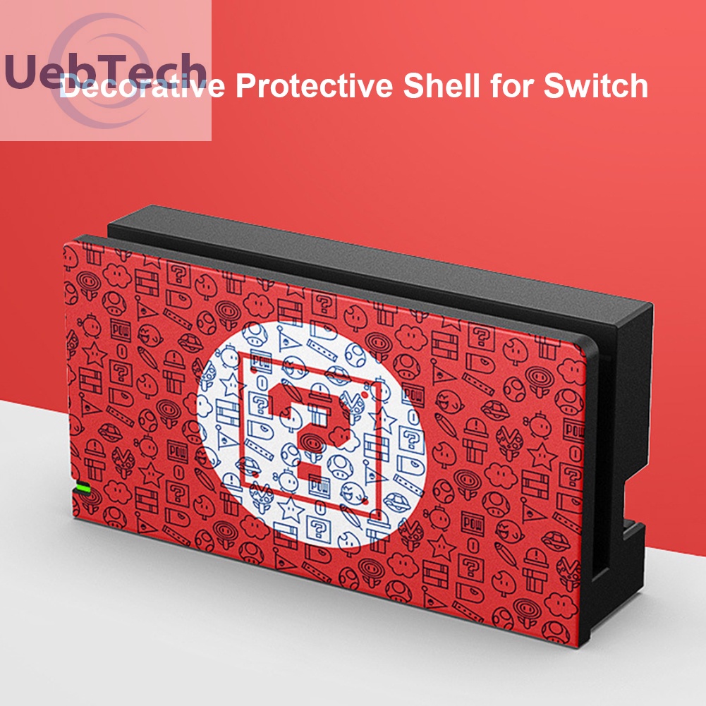 Vỏ bọc bảo vệ Uebtech họa tiết hoạt hình cho Nintendo Switch Dock