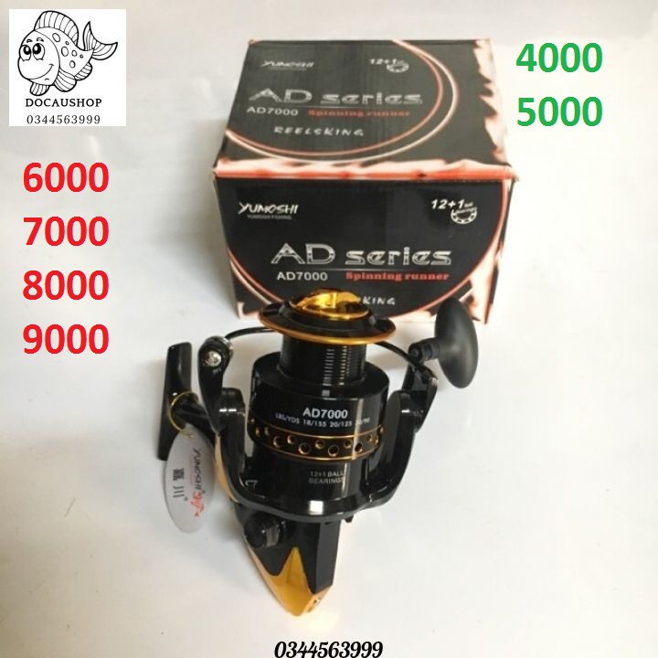 Máy Câu Cá AD từ 4000 - 9000