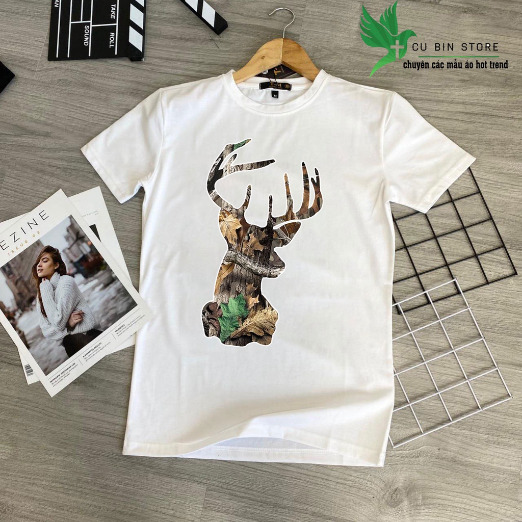 Áo thun from rộng mang hình con nai cực đáng yêu hàng mới về sll - p145