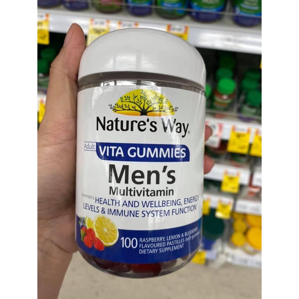 Nature's Way Vita Gummies Adult Mens Multivitamin 100v