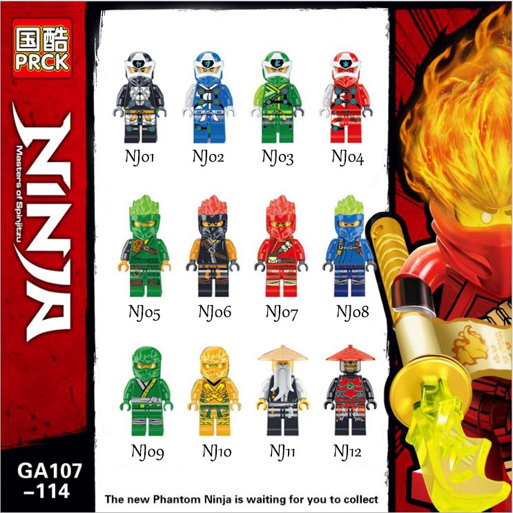 Đồ chơi lắp ráp mô hình Minifigures nhân vật Ninjago