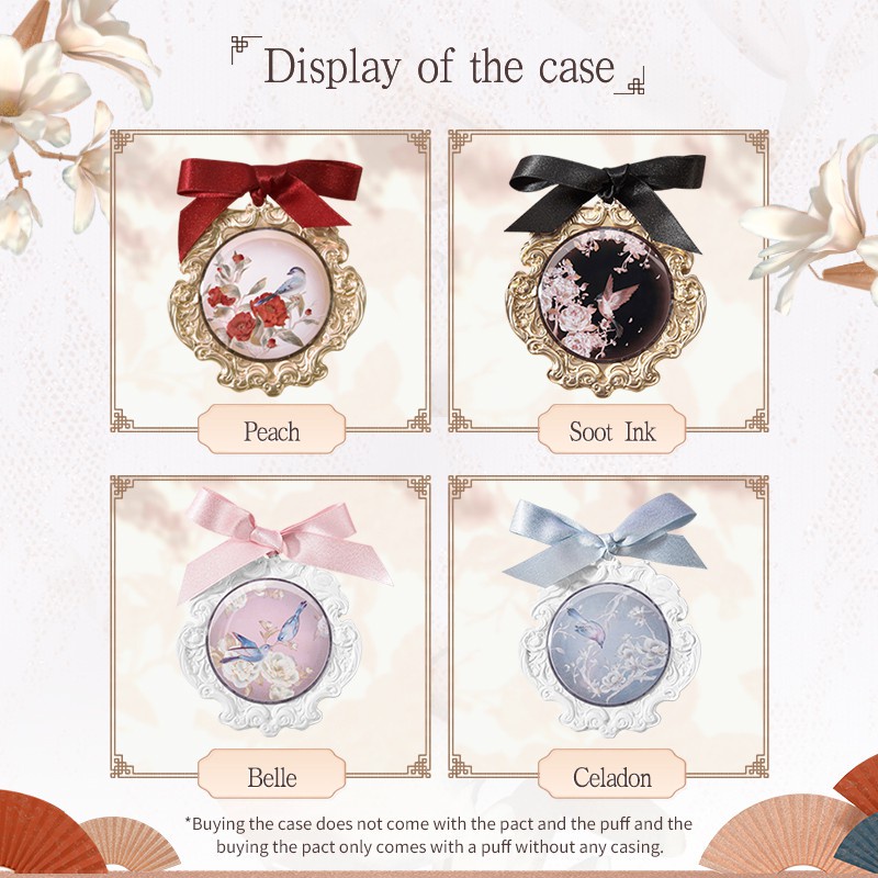 Phấn Phủ Flower Knows Dạng Nén Kiềm Dầu Kháng Nước Lâu Trôi Họa Tiết Hoa Dập Nổi Thiết Kế Vỏ Chạm Khắc 200g | BigBuy360 - bigbuy360.vn