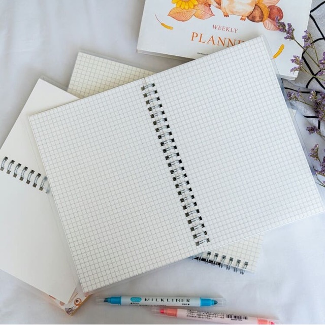 Grid notebook - sổ kẻ ô vuông - sổ grid ô vuông