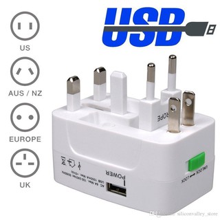Ổ cắm du lich đa năng cổng usb