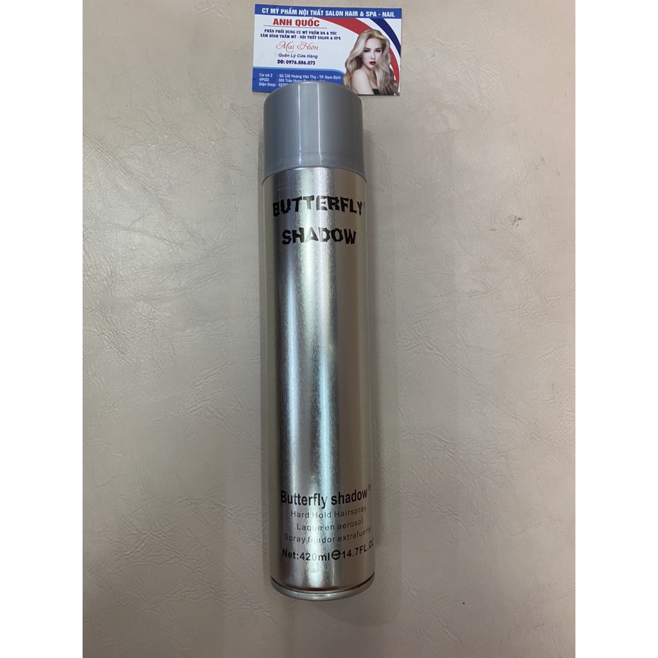 Gôm xịt tóc butterfly shadow 420ml