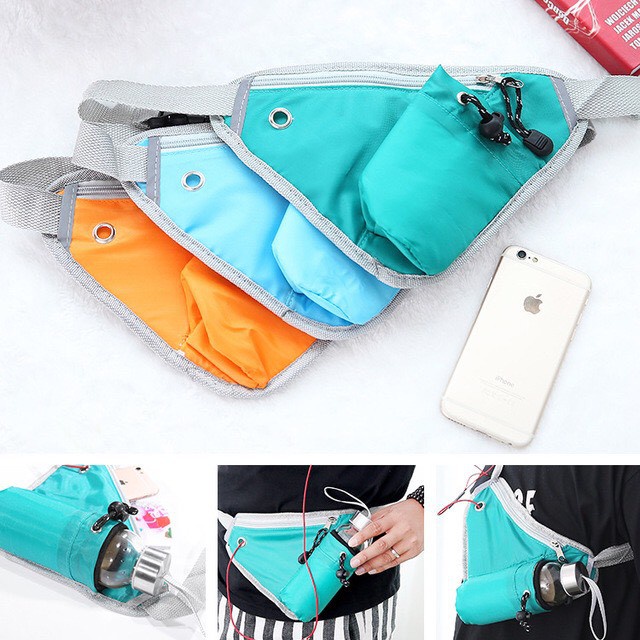 [5❤️][FREESHIP] TÚI TRƠN - TÚI ĐEO THỂ THAO ĐỰNG BÌNH NƯỚC HÌNH TAM GIÁC [HCM]