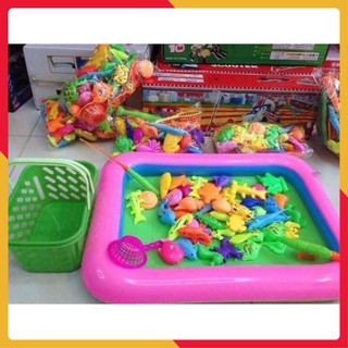 Bộ đồ chơi câu cá phao 2 cần câu