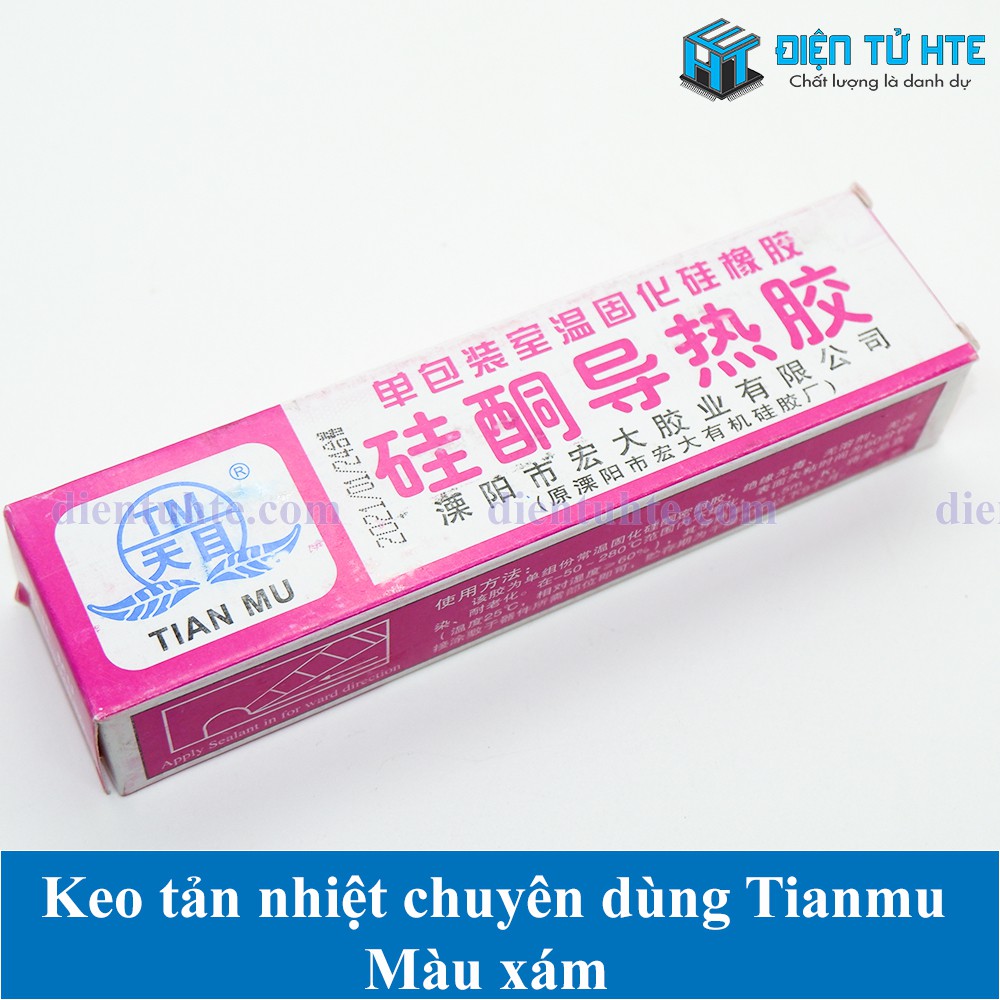 Keo Silicon tản nhiệt chuyên dùng Tianmu màu xám - Màu trắng