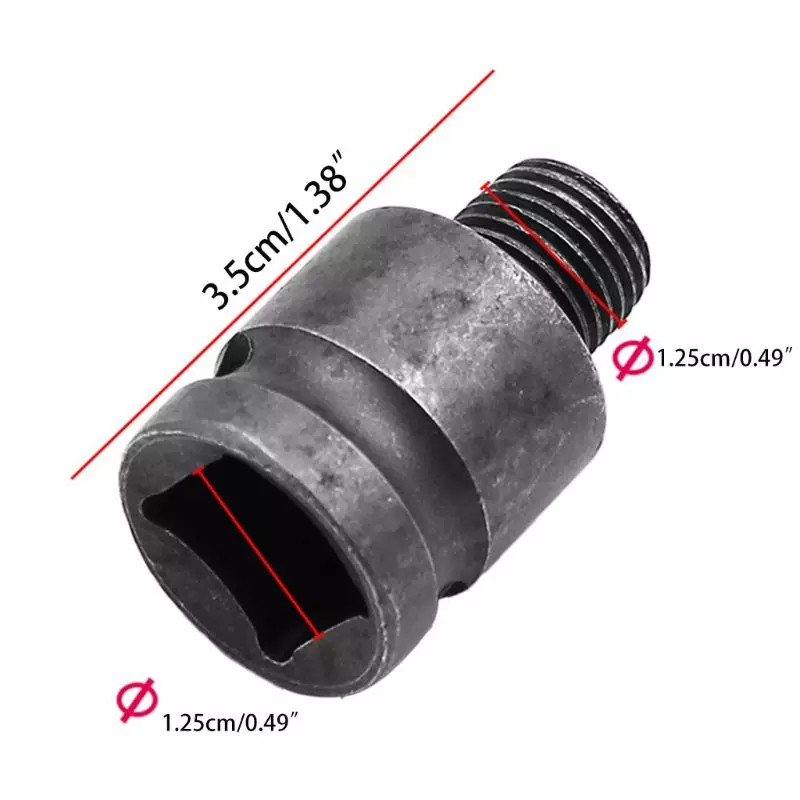 Đầu 1/2-20UNF sang răng gắn đầu kẹp khoan 13mm