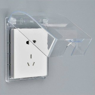 Hộp bịt ổ điện trong suốt dán tường chống giật - AN TOÀN CHO BÉ