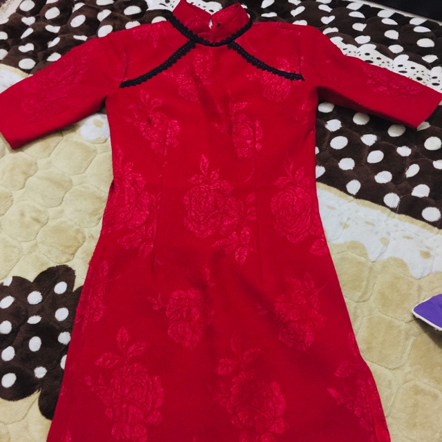 Áo dài cách tân vải Gâm