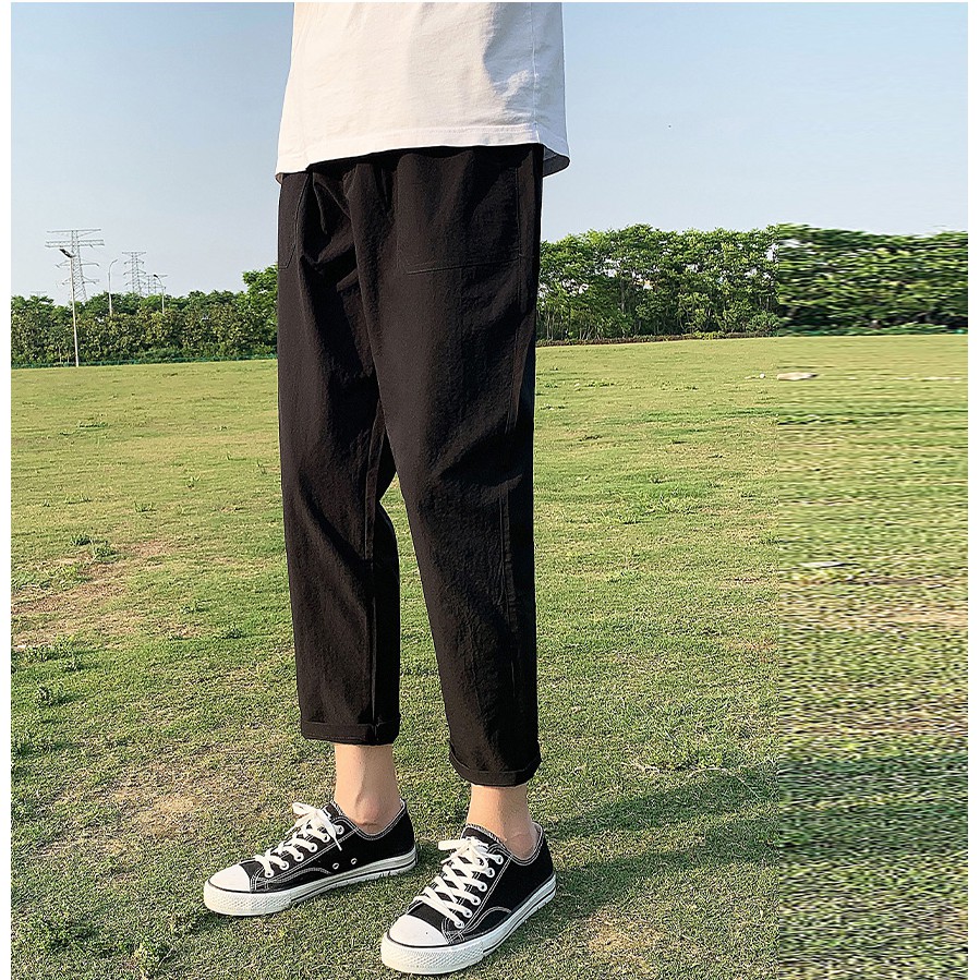 Quần Nam Kaki Basic Dáng Baggy Trơn Màu Phong Cách Trẻ Trung Thời Trang Zenkonu QUAN NAM 060V1