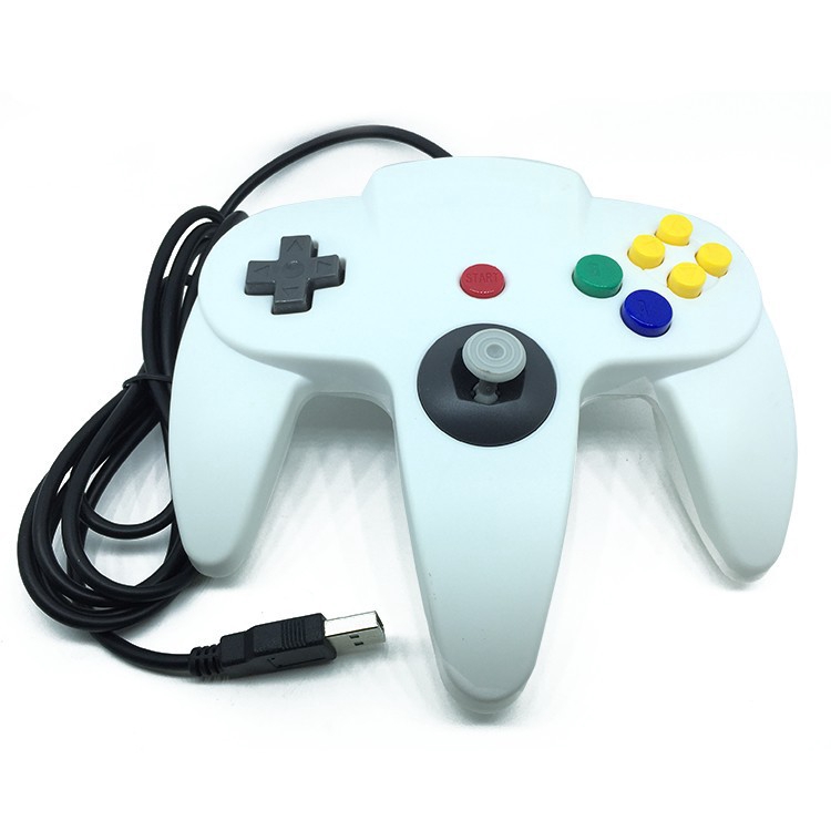 Tay Cầm Chơi Game Nintendo N64 Snes Kết Nối Usb Phong Cách Retro