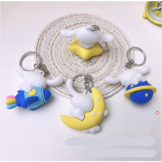 SANRIO Mới Móc Khóa Kiểu Dáng Chú Chó Hoạt Hình Dễ Thương