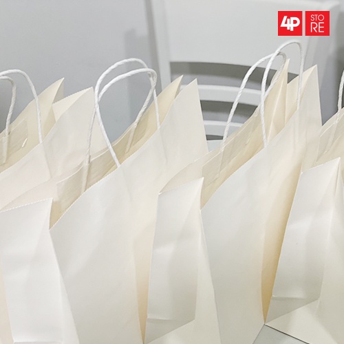 01 TÚI GIẤY KRAFT TRẮNG NGÀ 32X24X11CM SIÊU XỊN - HỎA TỐC