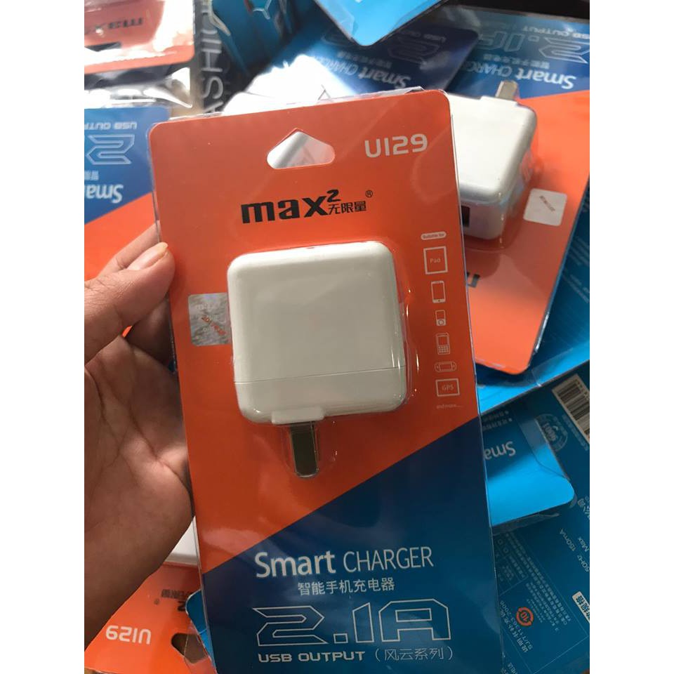 Cóc sạc arun 2.1A sạc được cho điện thoại và ipad