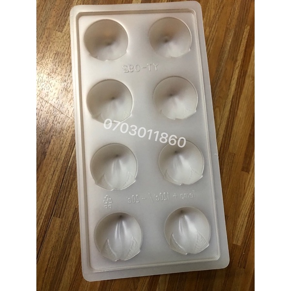 Khuôn trái đào  đổ thạch rau câu 3D, 4D