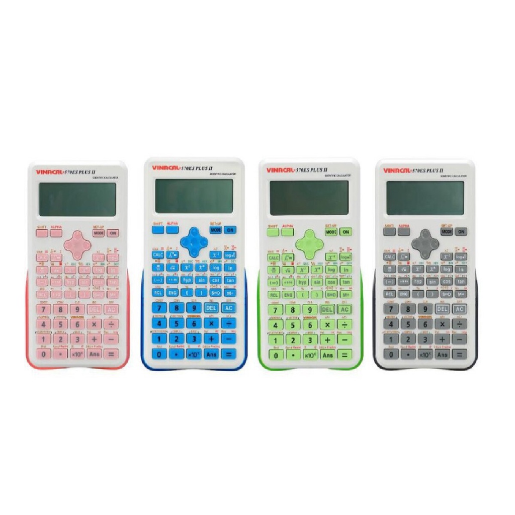 Máy Tính Học Sinh VINACAL 570ES PLUS II Chính Hãng