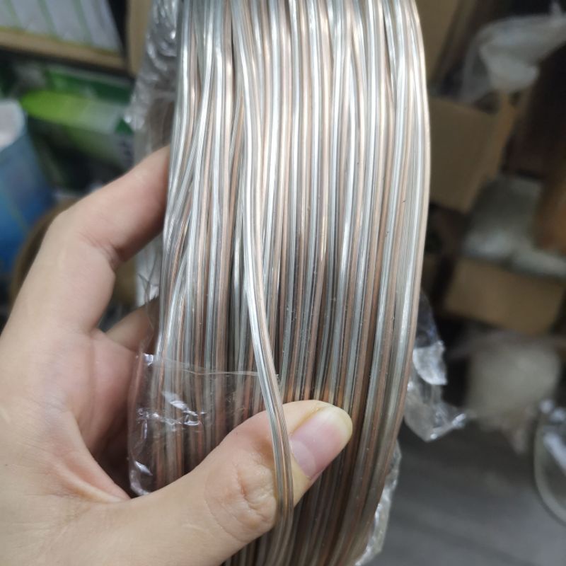 1 mét dây điện trong suốt hàn neon lõi đồng