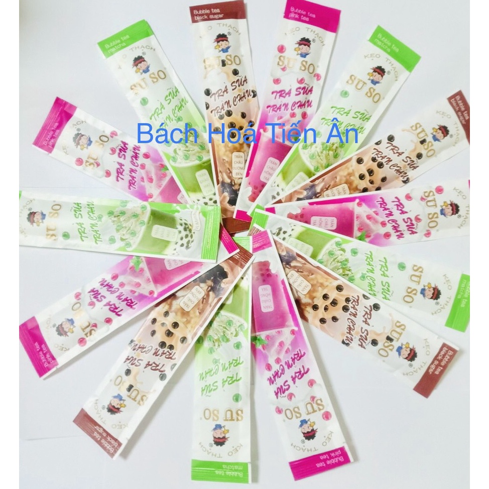 Thạch Suso Mix Nhiều Vị Trái Cây Túi 800g