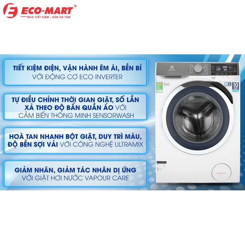 Máy giặt Electrolux 10kg màu trắng EWF1023BEWA