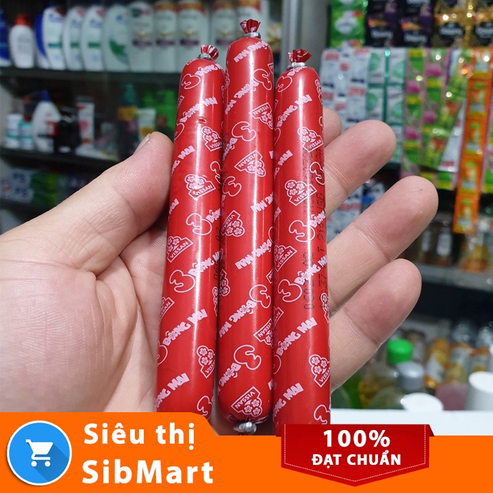 Xúc xích heo 3 bông mai tiệt trùng Vissan 105g (5 cây) - Siêu Thị SibMart - SB0035