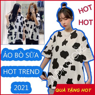 [SIÊU HOT – ẢNH THẬT] Áo bò sữa 🌺 unisex🌺phong cách nam nữ HOT 2021,ZUDA STORE ZUDA STORE