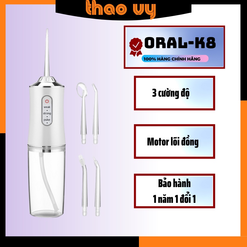 Máy tăm nước cầm tay ORAL -Tăm Nước Vệ Sinh Răng Miệng Chính Hãng-tăm nước mini phiên bản mới nhất