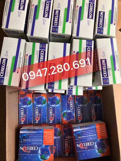 💥Hàng mới 💥 Cerelon Gold bổ não , tăng cường trí nhớ Hộp 100 viên 💥 Sản phẩm này không phải là thuốc . | BigBuy360 - bigbuy360.vn