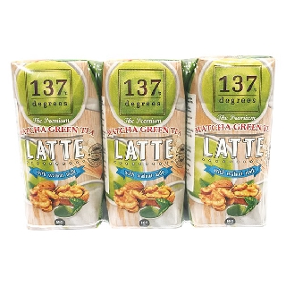 Sữa óc chó 137 Degrees trà xanh 180ml lốc 3 hộp