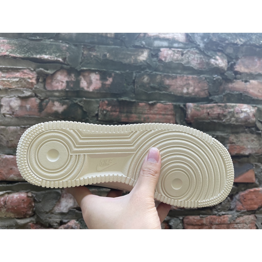 Giày Sneaker AF1 Viền nâu cao cấp 2022 Full size nam nữ