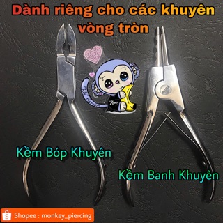 Kềm Xỏ Khuyên banh và bóp khuyên vòng tròn