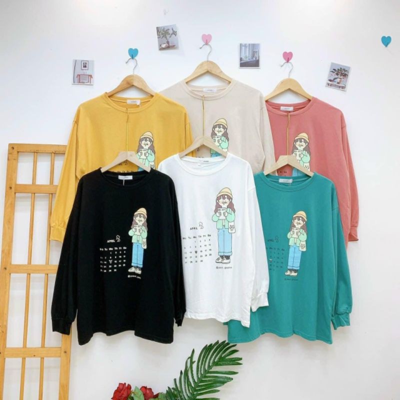 ÁO THUN FOM RỘNG TAY DÀI