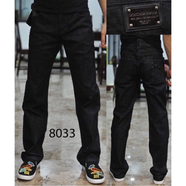 [Tặng tất ] QUẦN JEANS NAM ỐNG SUÔNG DOLCE.size 28 - 34 chất vải bò không co giãn | BigBuy360 - bigbuy360.vn