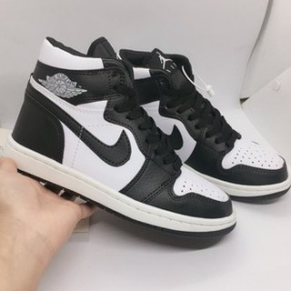 Giày Air Jordan Panda, Giày thể thao Jodan cao cổ, JD1 Cổ cao Sneaker nam nữ tặng box bill