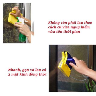 [ Bảo hành 12 tháng ] dụng cụ lau cửa kiếng cao cấp