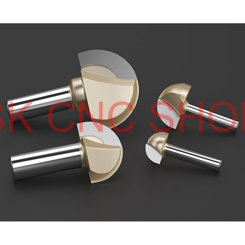 Mũi phay CNC đánh rãnh tròn rãnh cầu - SK CNC SHOP
