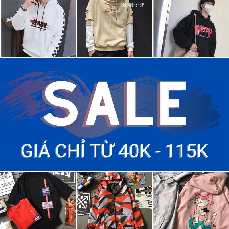 [Ảnh thật] Hoodie - áo khoác Unisex (dù / kaki) còn ít, lẻ size sale cực sốc