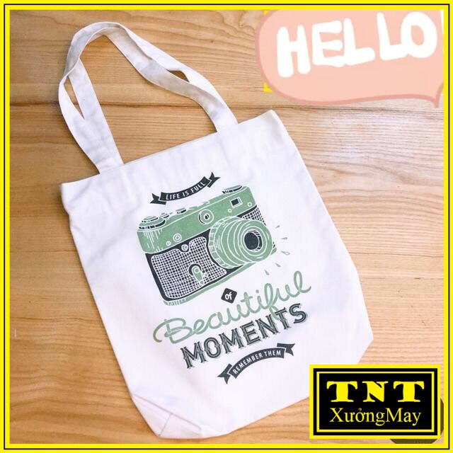 Túi tote 3D - MÁY ẢNH - KHẢ HÂN SHOP  - KHẢ HÂN SHOP  - KHẢ HÂN SHOP