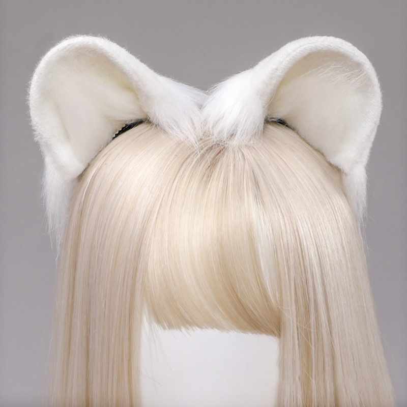 Băng Đô Tai Chuột Hamster Lông Giả Nhiều Màu Dễ Thương