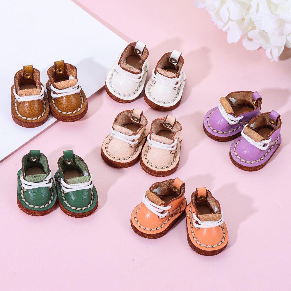 Giày Búp Bê Da Bò Handmade Dành Cho Búp Bê obitsu11GSCbody9OB11