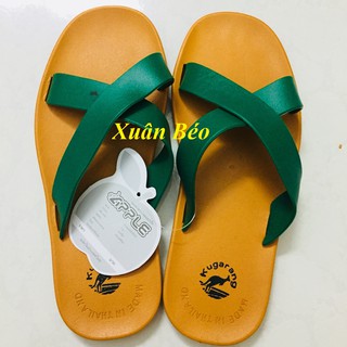 [ĐẶT TĂNG 1 SIZE] - Dép nam quai chéo Thái hàng sịn 100% - Màu xanh lá cây