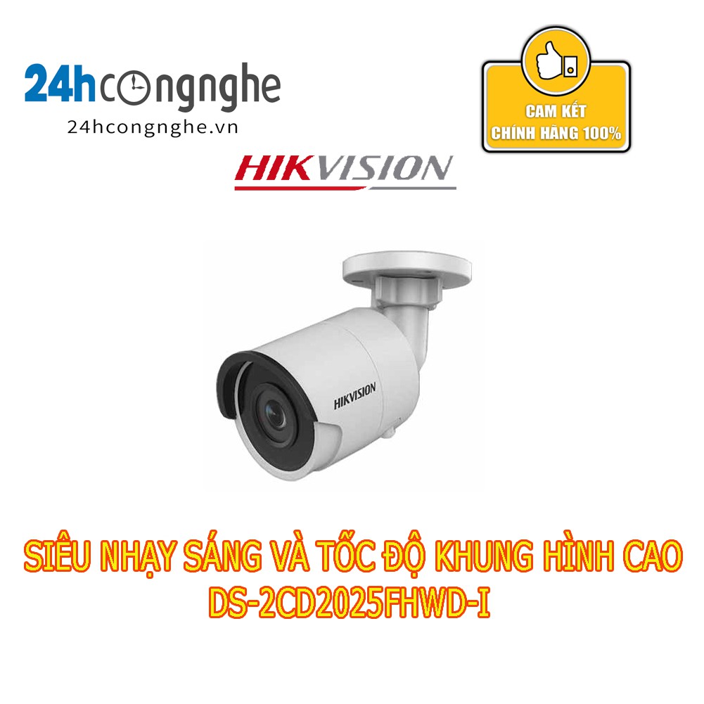 Camera IP Thân Hikvision DS-2CD2025FHWD-I H.265+