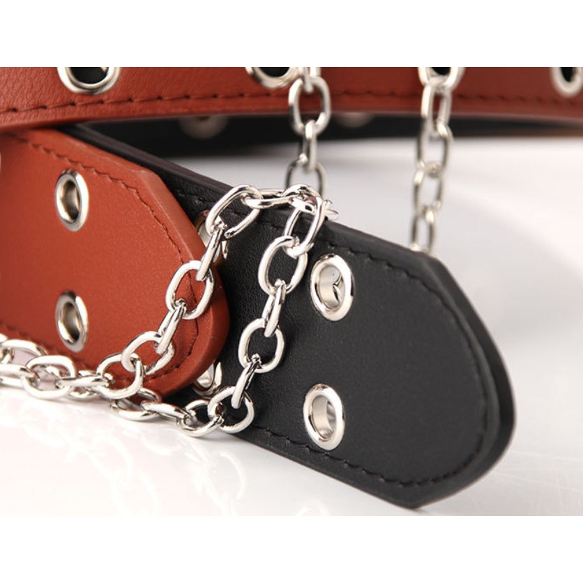 Thắt Lưng Nữ Bản To Kèm Dây Xích Cá Tính TL012 ShopMaySG Dây Lưng Nữ Thời Trang, Dây Nịt Nữ Da PU Khóa Kim Loại Bền Chắc
