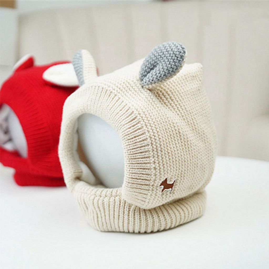 Mũ Len Beanie Phong Cách Giáng Sinh Cho Thú Cưng