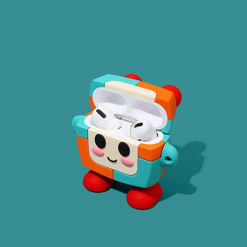 ☘️Tặng kèm móc khoá☘️ Ốp tai nghe không dây 1/2/3/PRO Lego dễ thương siêu đáng yêu - 1101 CALG