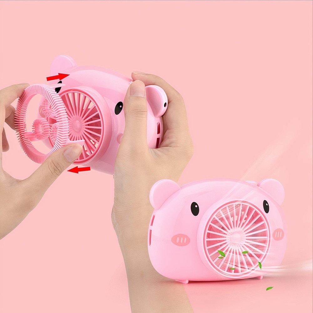 Đồ chơi máy ảnh thổi bong bóng kèm sạc usb [ babyboo]