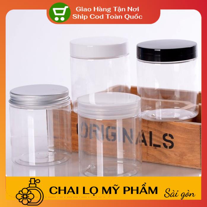 Hủ Đựng Kem ❤ SIÊU RẺ ❤ Hũ Nhựa Pet 200g,250g đựng mỹ phẩm, thực phẩm, đồ khô, ngũ cốc