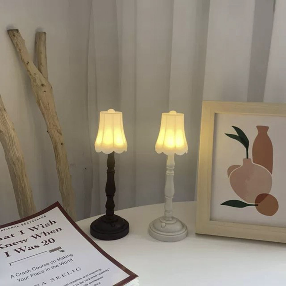 Đèn ngủ mini để bàn trang trí phong cách retro sáng tạo cho phòng ngủ/ nhà cửa