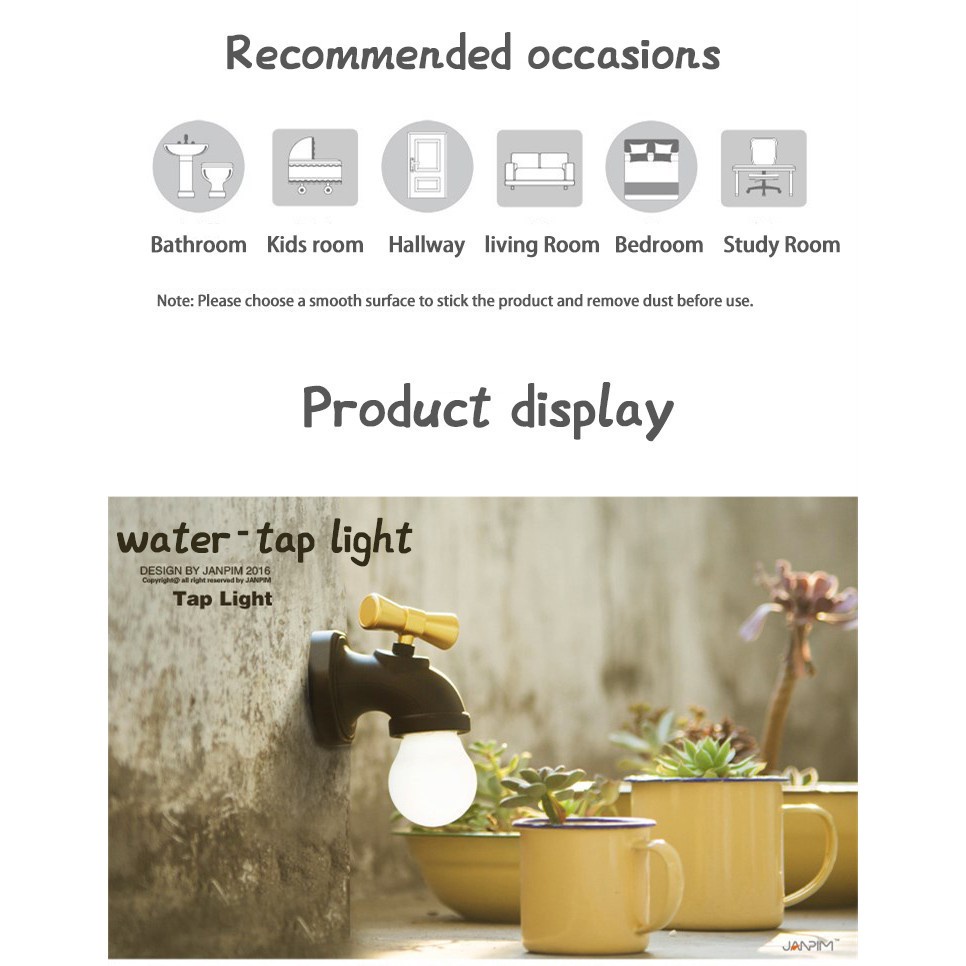 Đèn Led Gắn Tường Điều Chỉnh Âm Thanh Có Thể Sạc Lại